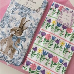 Kitchen Towels Cotton Embroidey Easter Floral Paris Various Buyers Choice